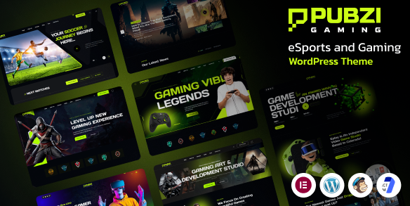 Pubzi – eSports and Gaming WordPress Theme