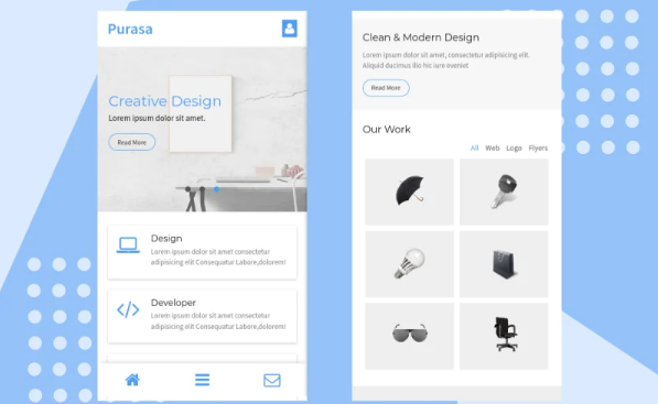 Purasa – Mobile Website Template