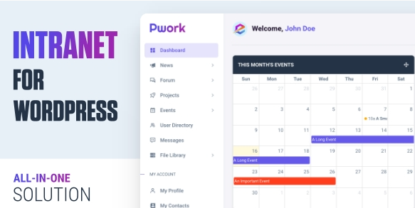 Pwork – Intranet For WordPress 1.3.2