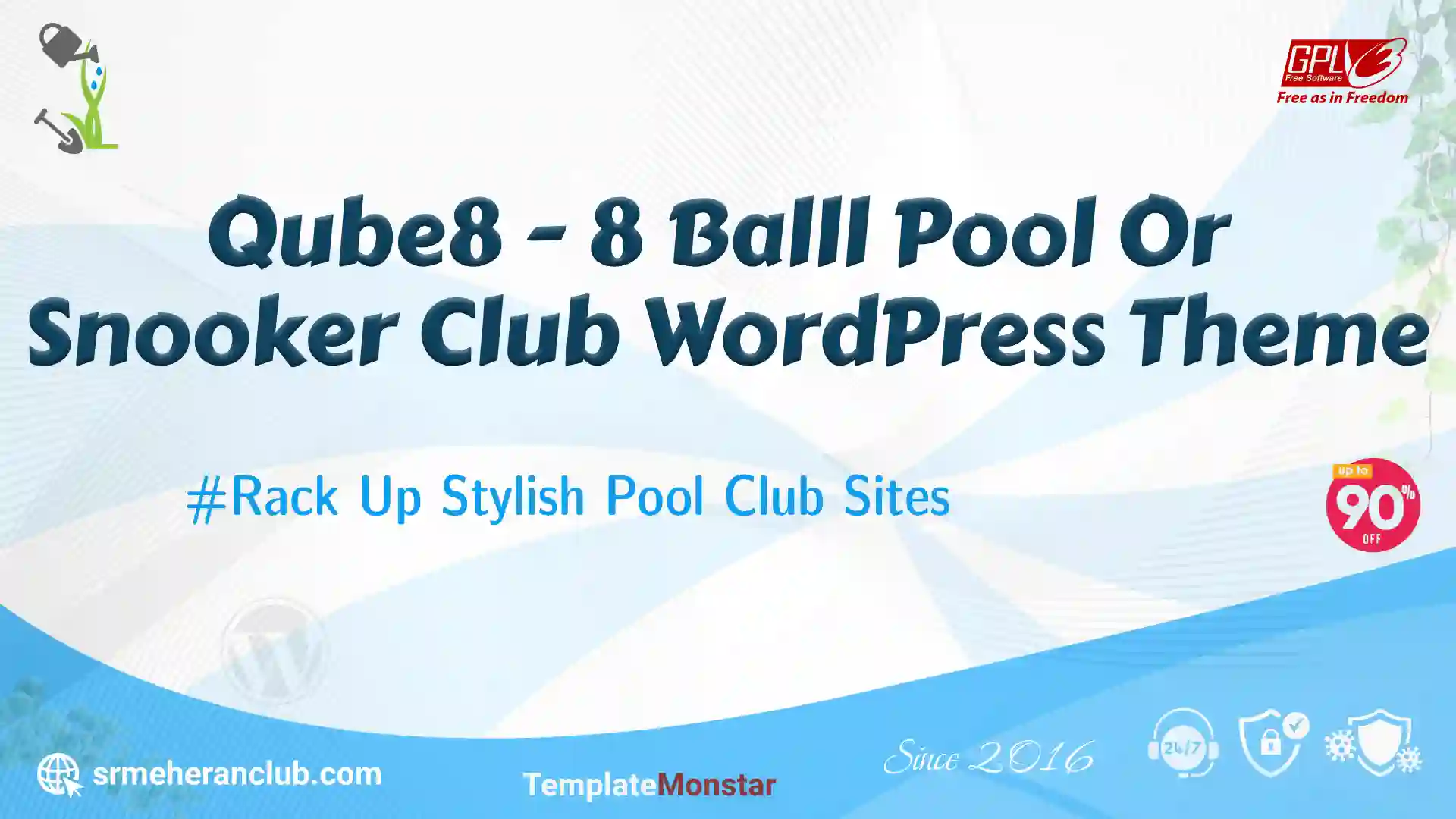 Qube8 – 8 Balll Pool Or Snooker Club WordPress Theme — Theme by Templatemonster