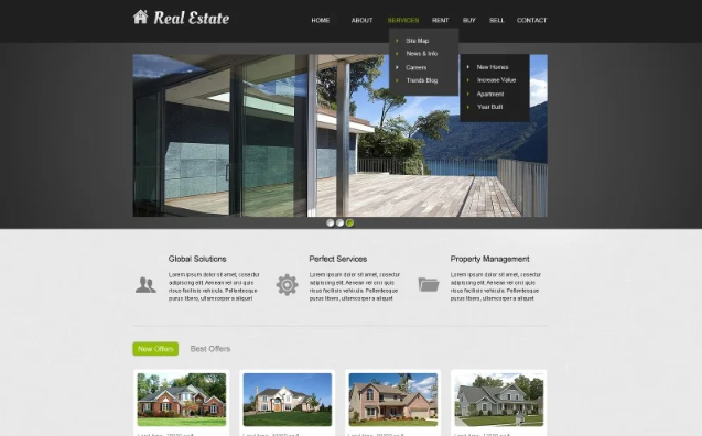 Real Estate Agency Responsive Website Template 1.0