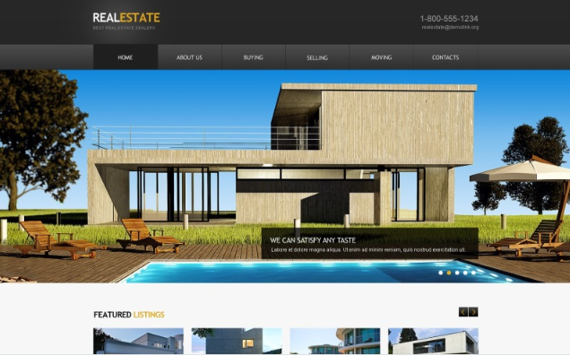 Real Estate Agency Website Template