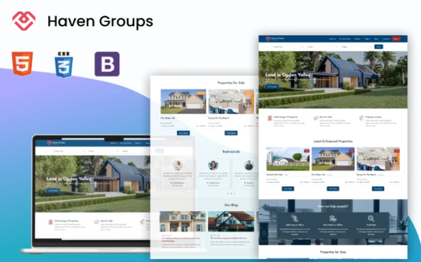 Real Estate Multipage HTML Website Template