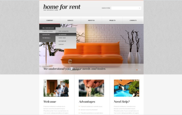 Real Estate Responsive Website Template 1.0