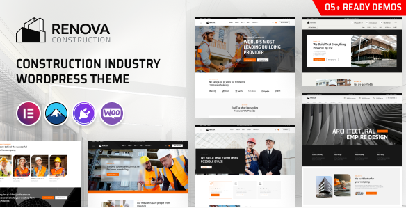 Renova - Construction Industry WordPress Theme