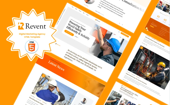 Revent – Electrical Services HTML Template