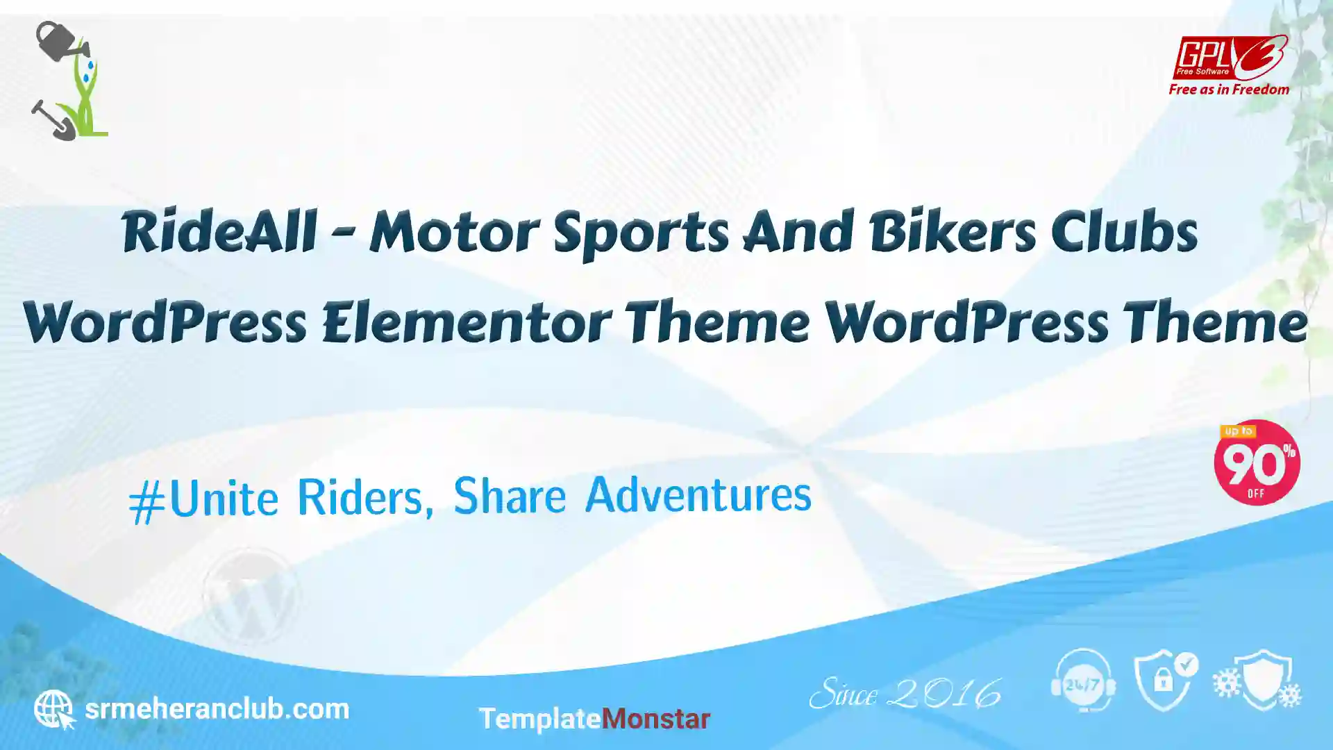 RideAll – Motor Sports And Bikers Clubs WordPress Elementor Theme WordPress Theme — Theme by Templatemonster