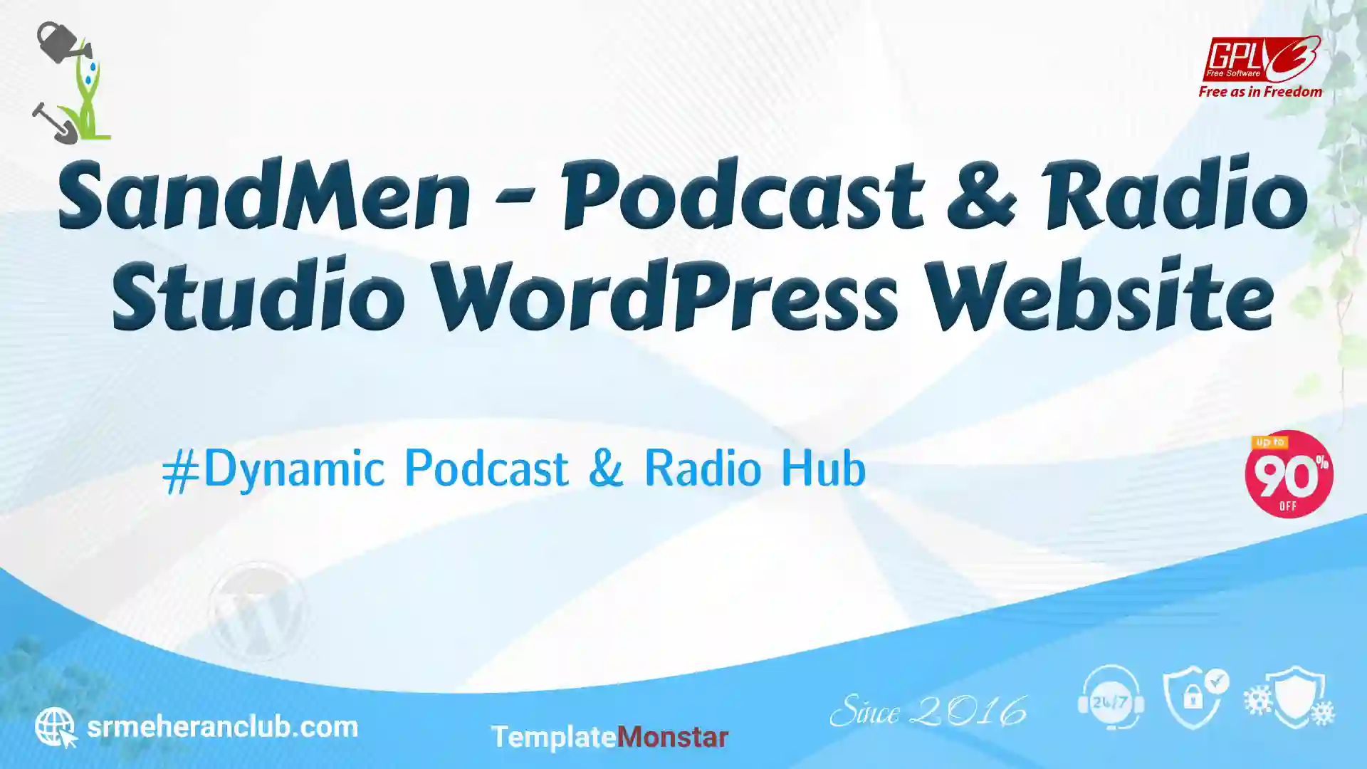 SandMen – Podcast & Radio Studio WordPress Website — Theme by Templatemonster