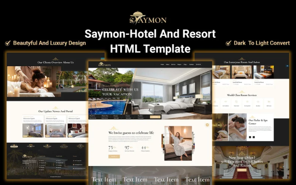 Saymon- Luxe Hotel And Resort Html-5 template