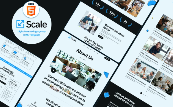 Scale - Modern IT Solutions and Software Services Template