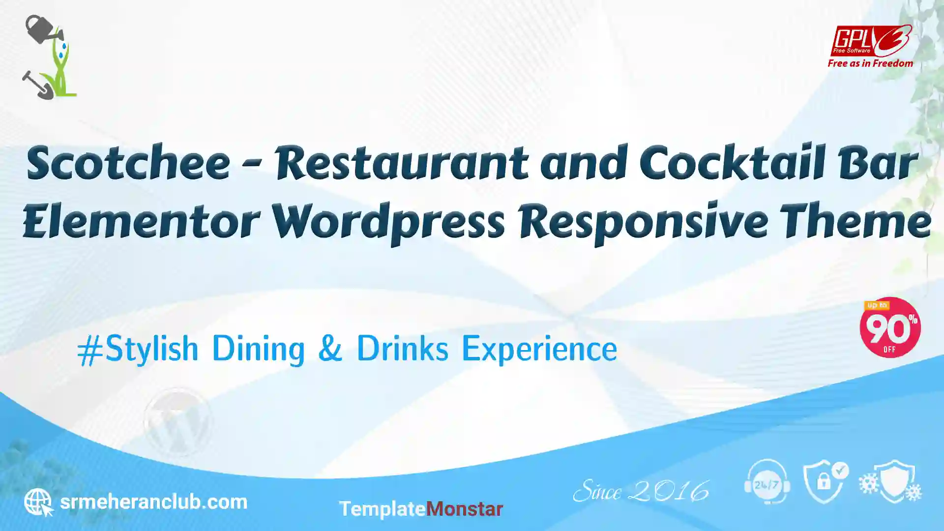 Scotchee – Restaurant and Cocktail Bar Elementor WordPress Responsive Theme — Theme by Templatemonster