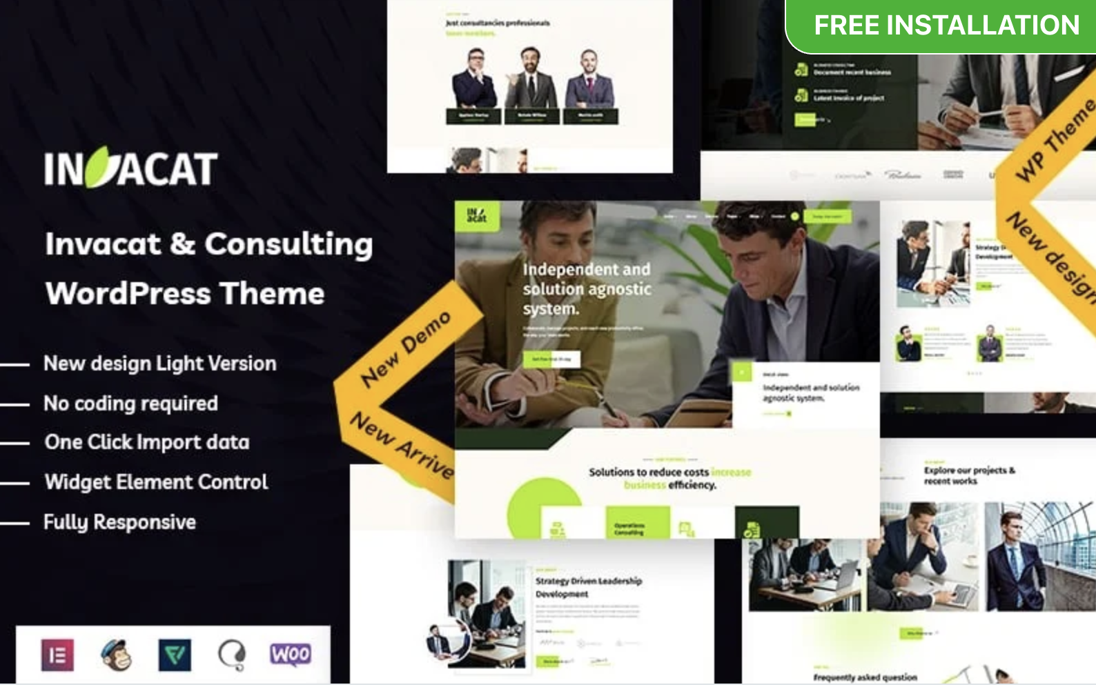Invacat - Consulting WordPress Theme