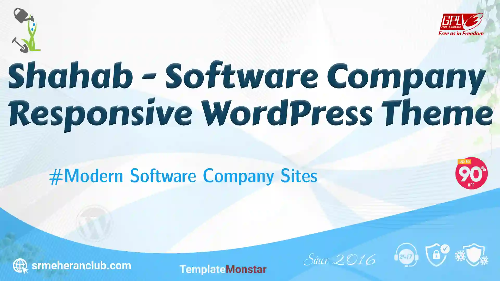 Shahab – Software Company Responsive WordPress Theme — Theme by Templatemonster