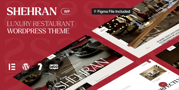 Shehran - Restaurant WordPress Theme