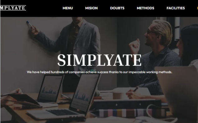 Simplyate - Business React Responsive Template Website Template