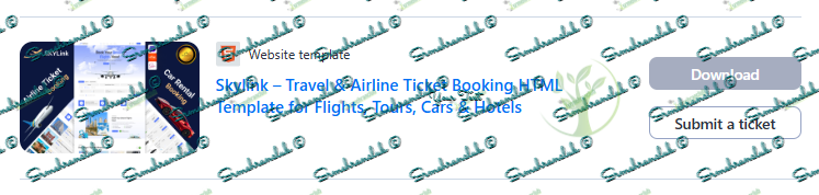 Skylink – Travel & Airline Ticket Booking HTML Template for Flights, Tours, Cars & Hotels