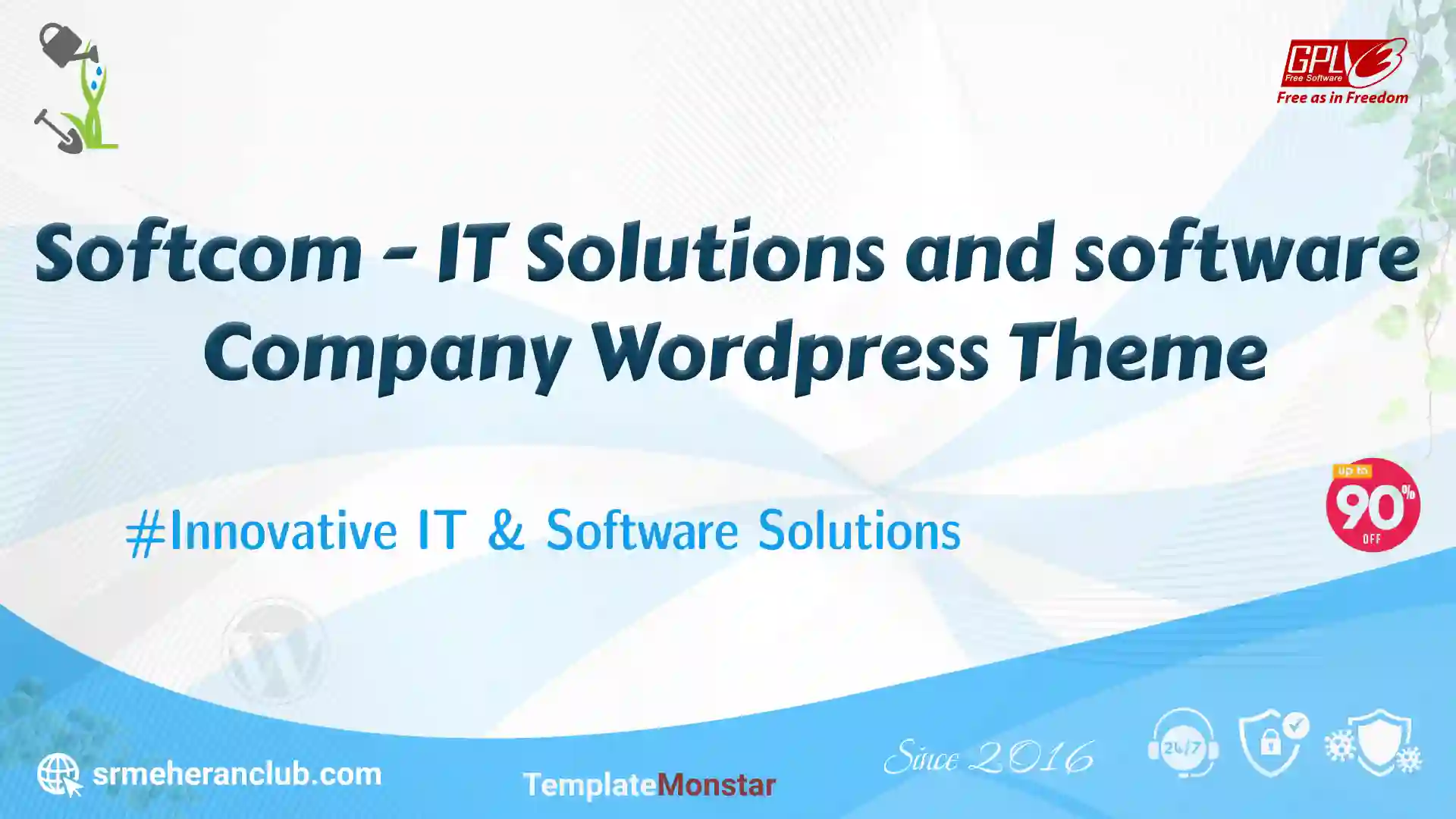 Softcom – IT Solutions and software Company WordPress Theme — Theme by Templatemonster