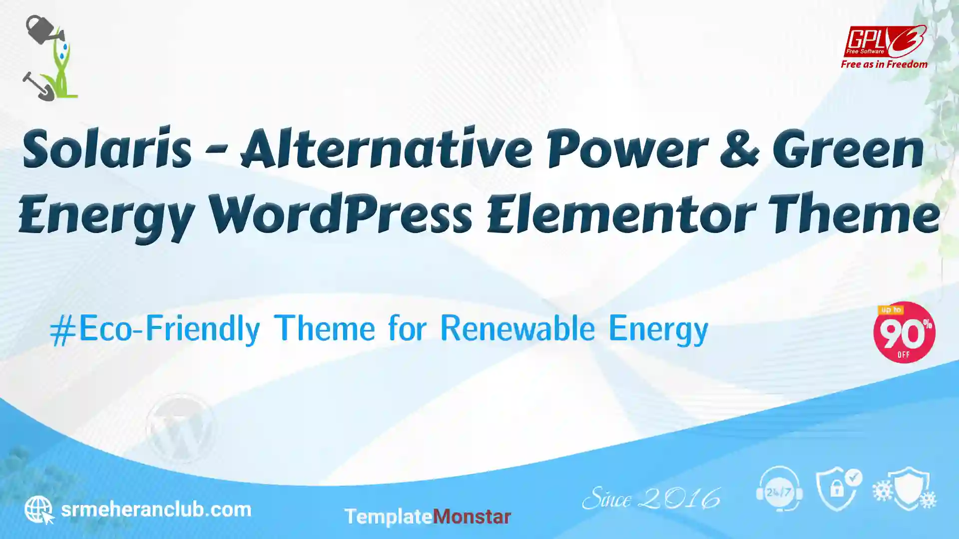 Solaris – Alternative Power & Green Energy WordPress Elementor Theme — Theme by Templatemonster