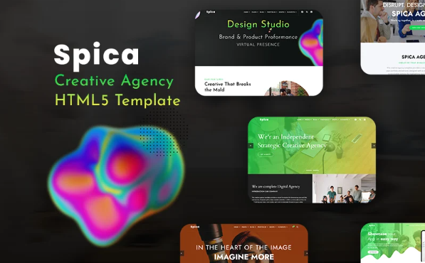 Spica – Multipurpose One Page HTML5 Template — Template by Templatemonster