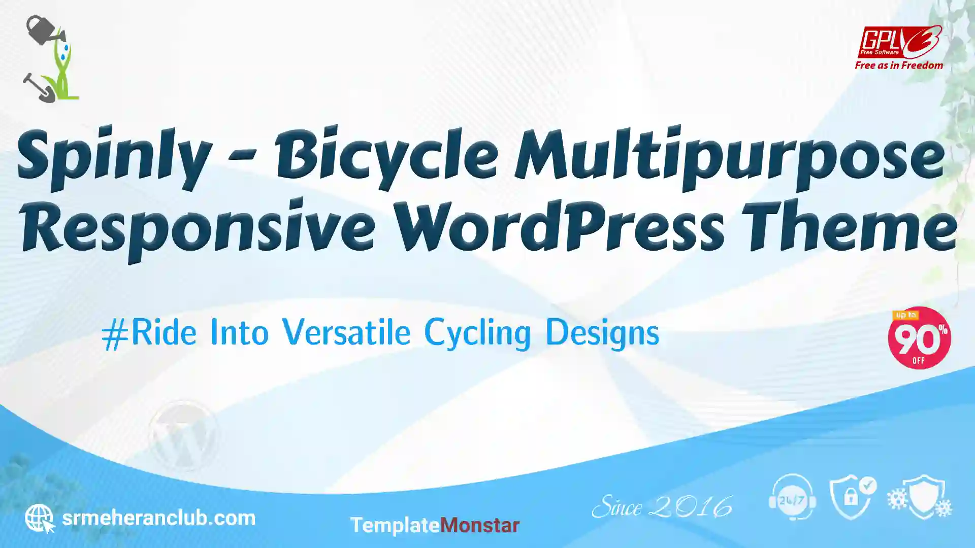 Spinly – Bicycle Multipurpose Responsive WordPress Theme — Theme by Templatemonster