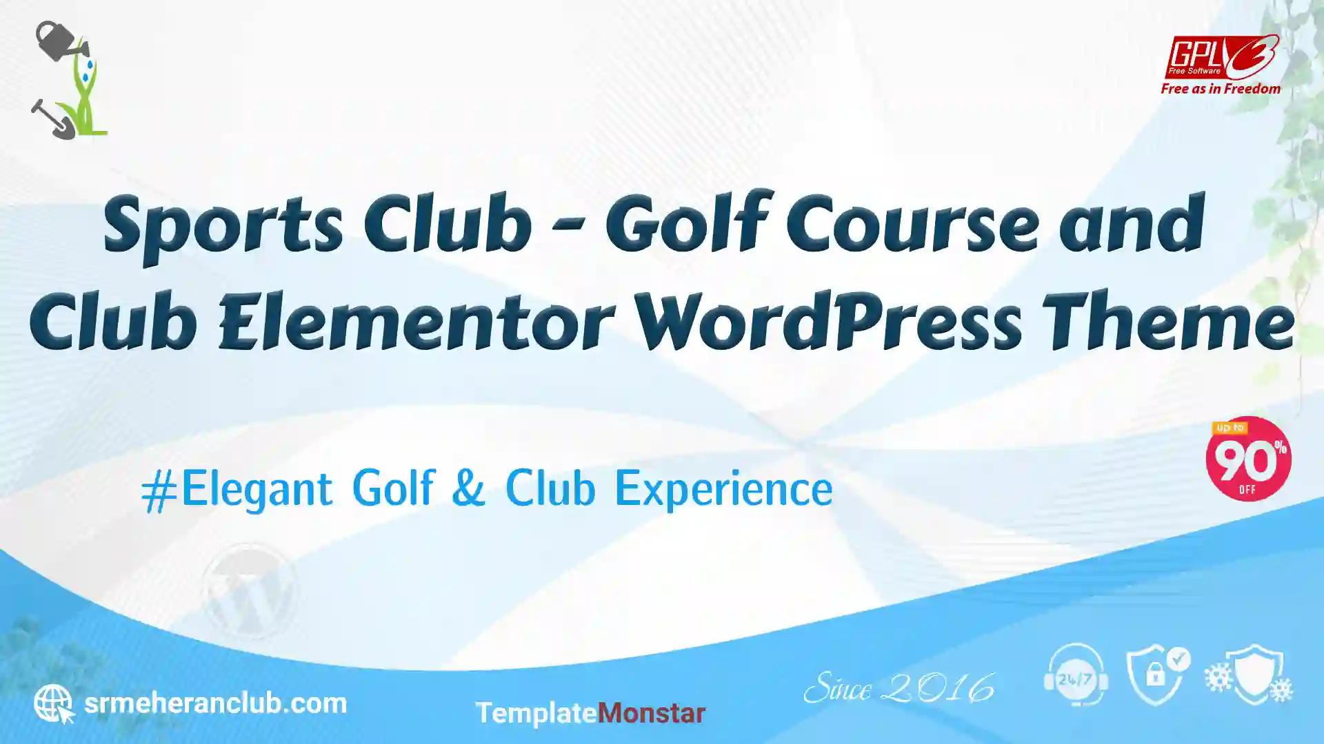 Sports Club – Golf Course and Club Elementor WordPress Theme — Theme by Templatemonster