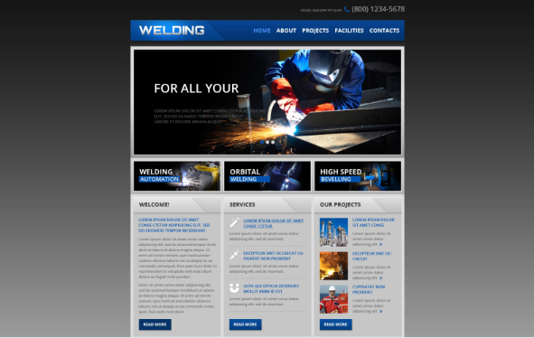 Steelworks Responsive Website Template 1.0