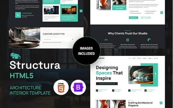 Sturctura - Interior Design And Architecture HTML Template