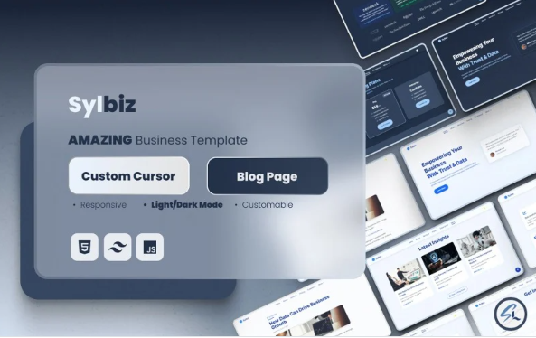 Sylbiz – Modern Business & Corporate Website Template — Template by Templatemonster
