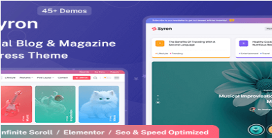 Syron | Personal Blog & Magazine Theme