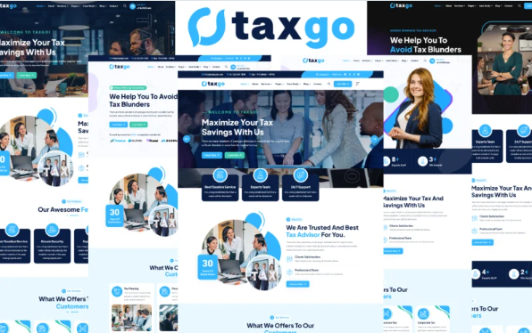 Taxgo – Tax Advisor & Consulting HTML5 Template — Template by Templatemonster