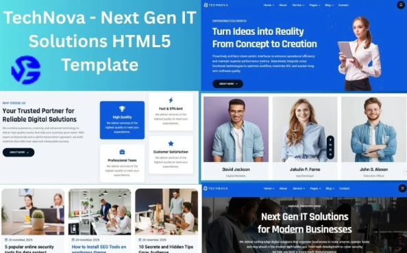 TechNova - Next Gen IT Solutions HTML5 Template
