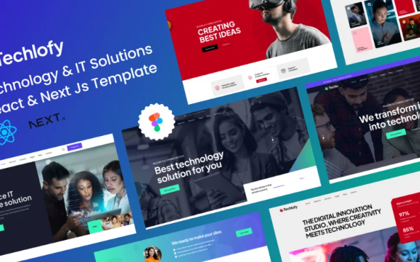 Techlofy – Technology And IT Solutions React & Nextjs Template — Template by Templatemonster