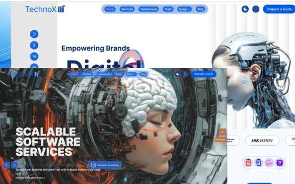 Technoxit | Innovative Tech Solutions & IT Services Multipurpose Responsive HTML Template + RTL — Template by Templatemonster
