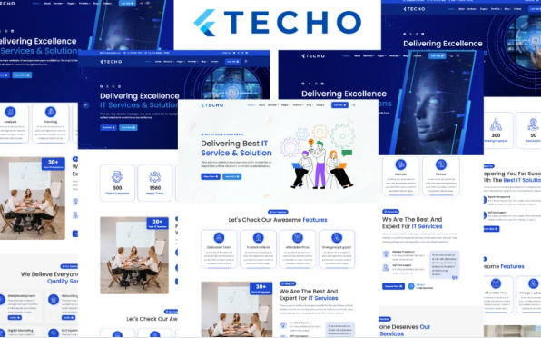 Techo - IT Solutions & Business Services HTML5 Template