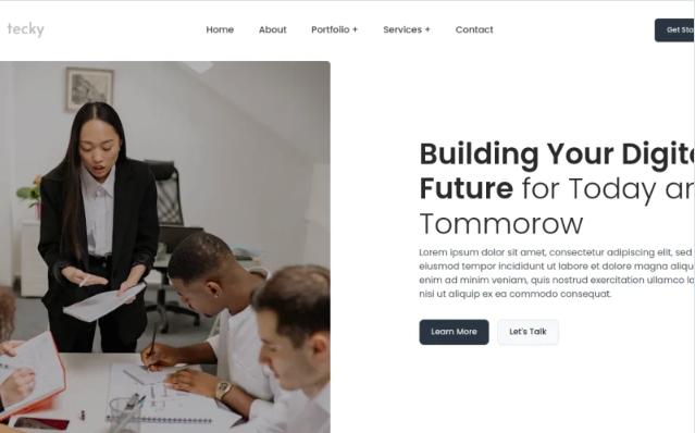 Tecky - IT Solutions And Consulting HTML Theme Website Template