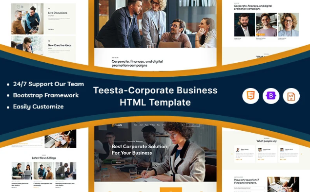 Teesta – Corporate Business Website Template