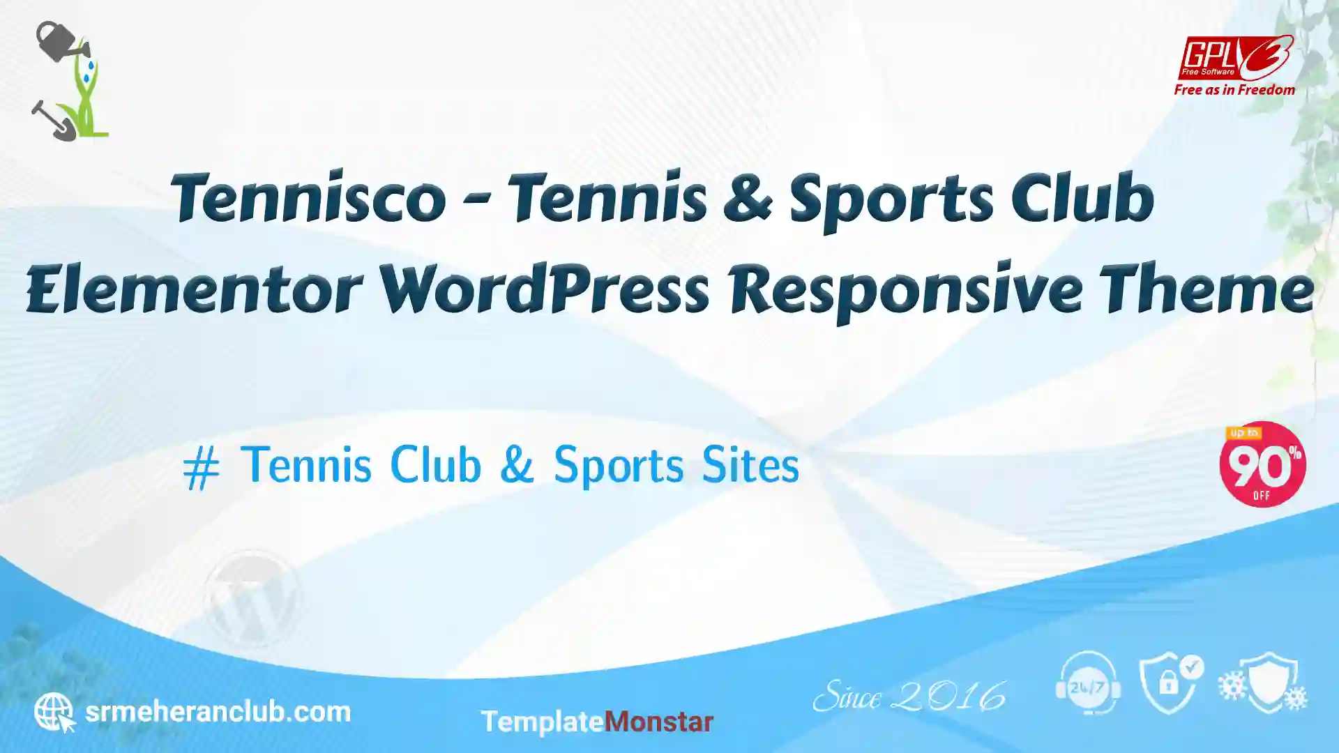 Tennisco – Tennis & Sports Club Elementor WordPress Responsive Theme — Theme by Templatemonster