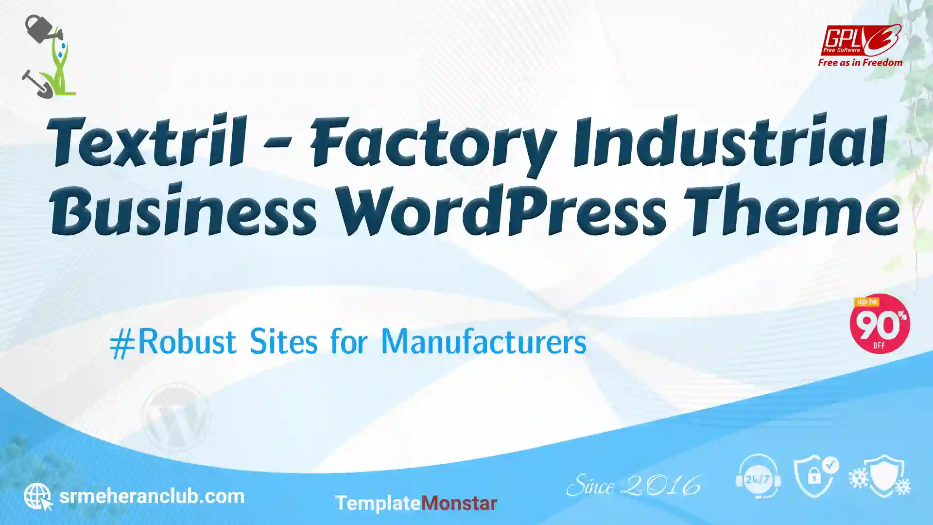 Textril – Factory Industrial Business WordPress Theme — Theme by Templatemonster
