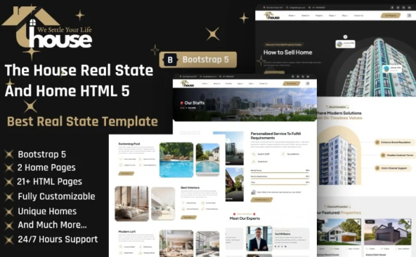 The House Real Estate Template
