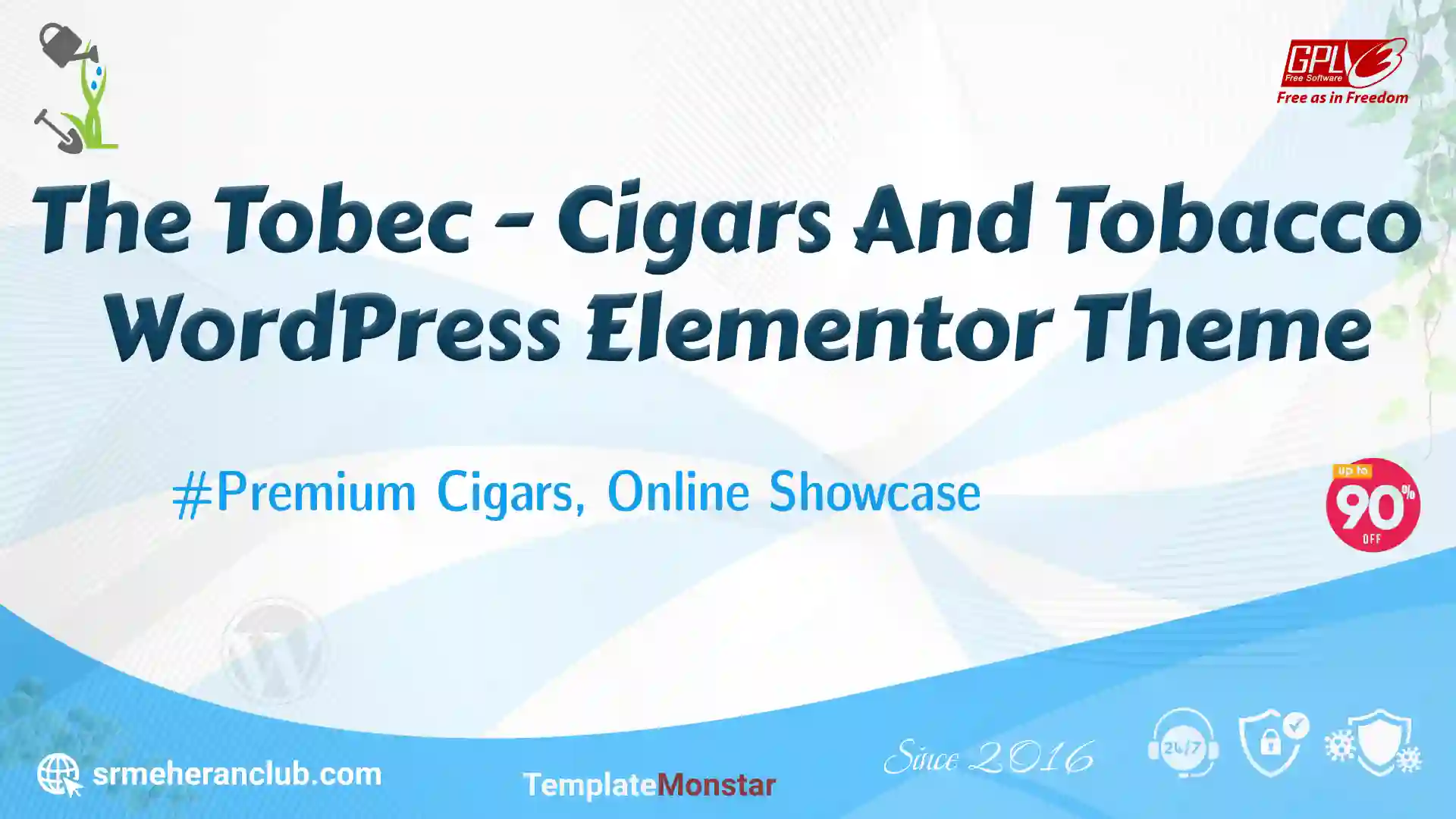 The Tobec – Cigars And Tobacco WordPress Elementor Theme — Theme by Templatemonster
