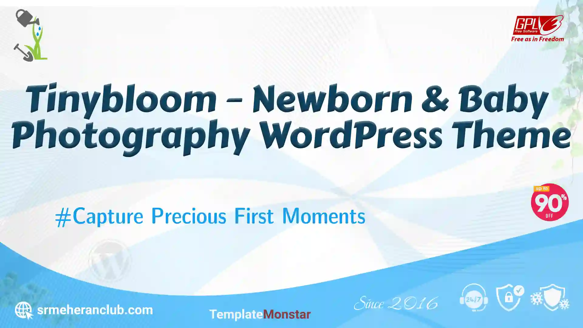 Tinybloom – Newborn & Baby Photography WordPress Theme — Theme by Templatemonster