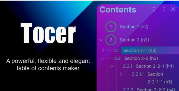 Tocer (Fixed TOC)