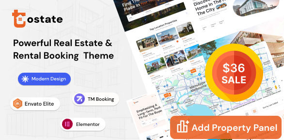 Tostate - Property Listing & Real Estate Ads Theme