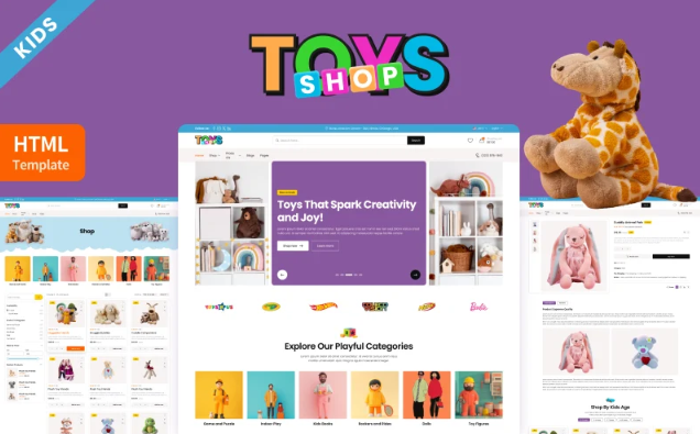 Toy Store - Toys and Joy HTML Website Template