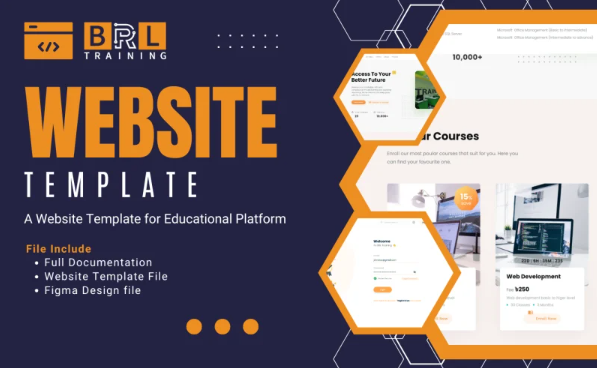 Training Website – Educational Platform Clean Bootstrap HTML Website Template — Template by Templatemonster