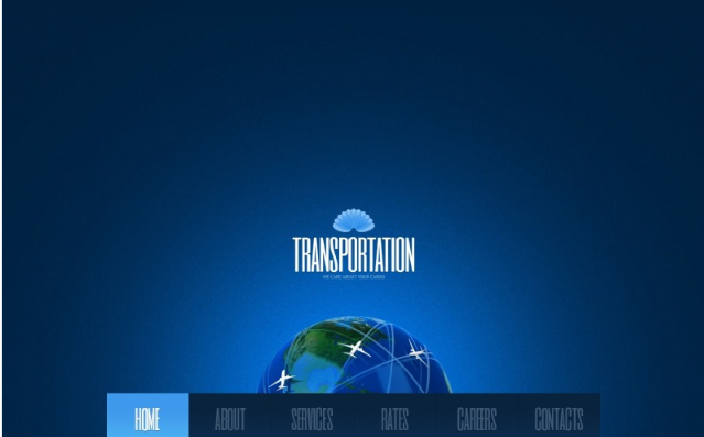 Transportation Website Template