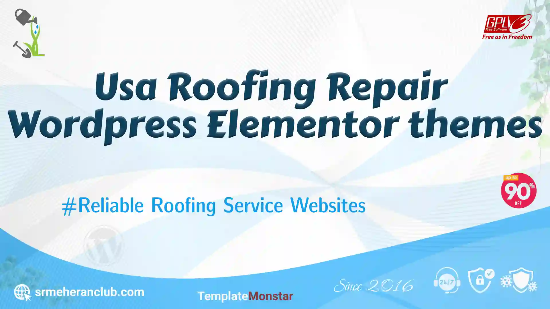 Usa Roofing Repair WordPress Elementor themes — Theme by Templatemonster