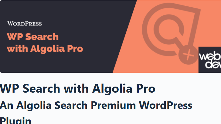 WP Search with Algolia Pro 1.6.2