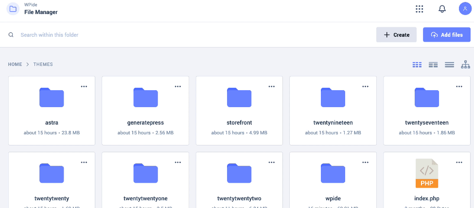 WPIDE – File Manager & Code Editor Premium