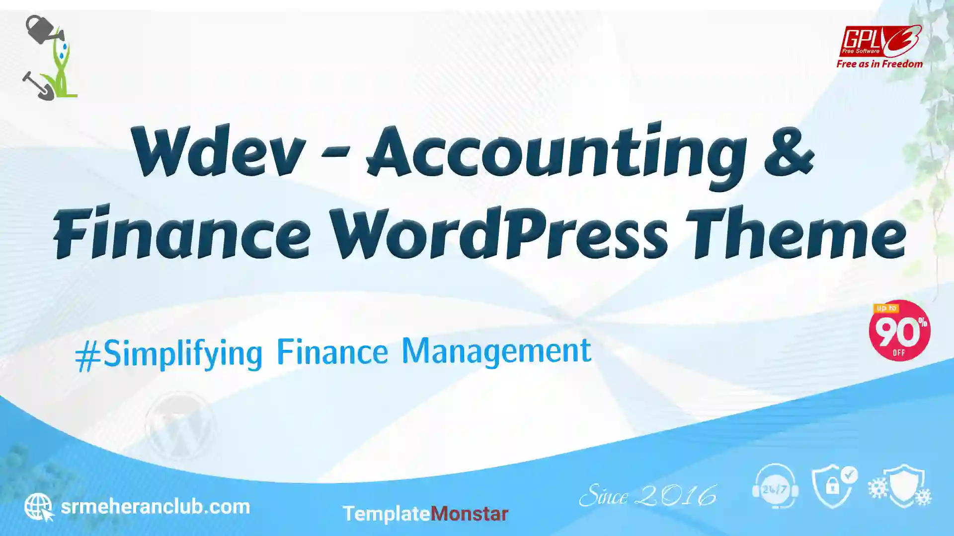 Wdev – Accounting & Finance WordPress Theme — Theme by Templatemonster